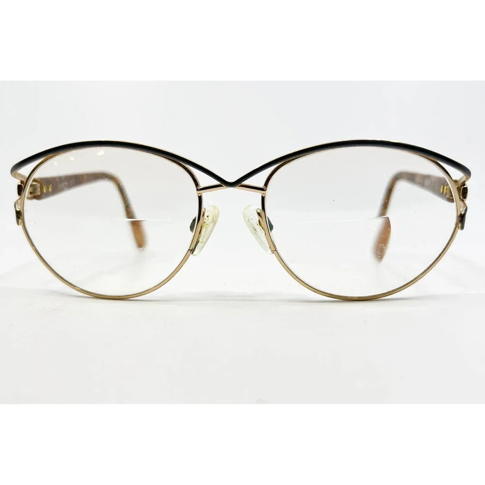 Silhouette Eyeglasses Womens Gold Black Tortoise M 6264 56-17-130